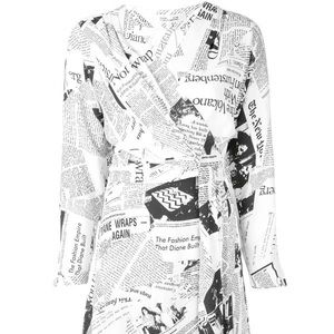 Diane Von Furstenberg Wrap Dress XS NWT